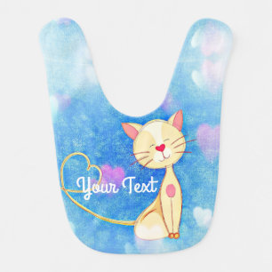 Dreaming Cat Baby Bib