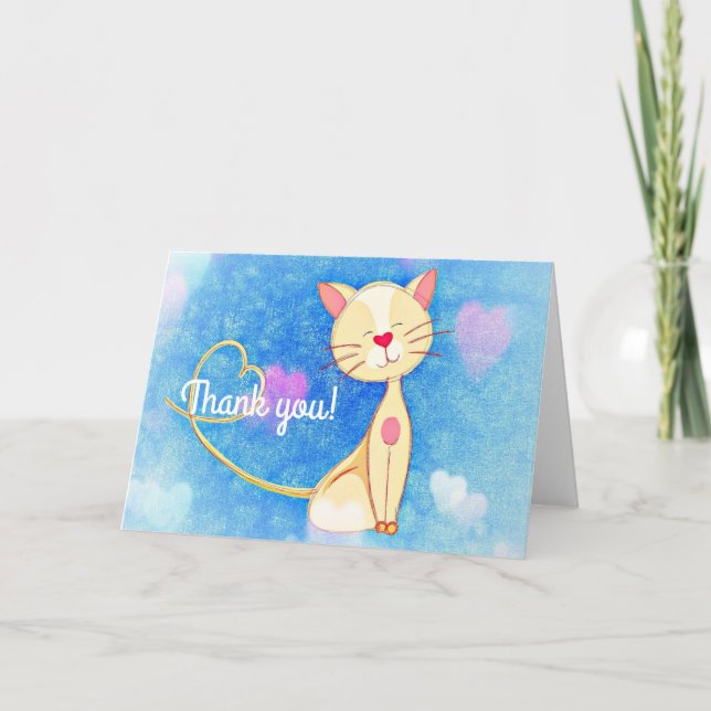 Dreaming Cat Card (Front)