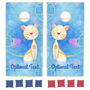 Dreaming Cat Cornhole Set