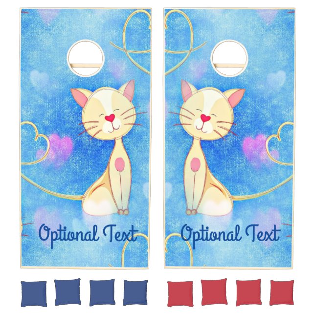 Dreaming Cat Cornhole Set (Set)