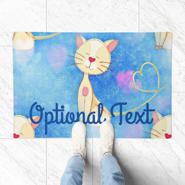 Dreaming Cat  Doormat (Indoor)