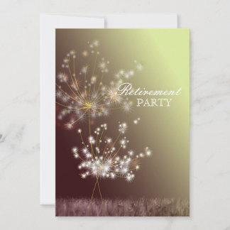 Dreaming Dandelions Retirement Party Invitation