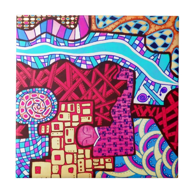 Dreaming Designs Ceramic Tile (Front)