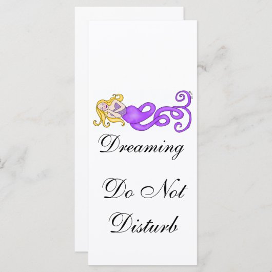 Dreaming Do Not Disturb Mermaid Muse (Front/Back)