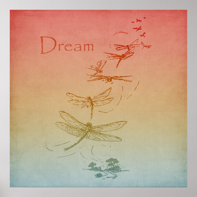 Dreaming Dragonflies Poster (Front)