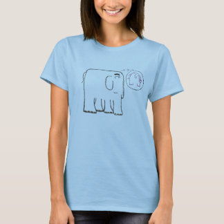 dreaming elephant - Customized T-Shirt
