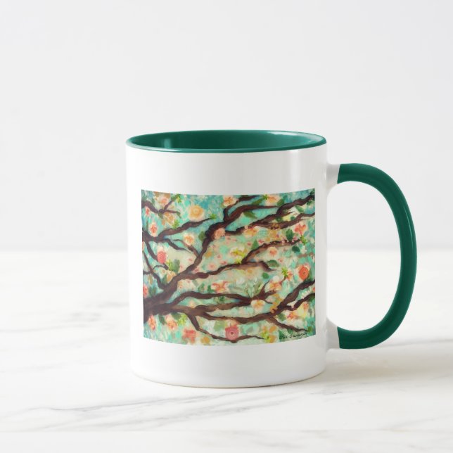 Dreaming in Flowerbuds mug (Right)