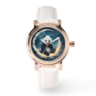 Dreaming in Moonlight: Panda's Celestial Serenade Watch