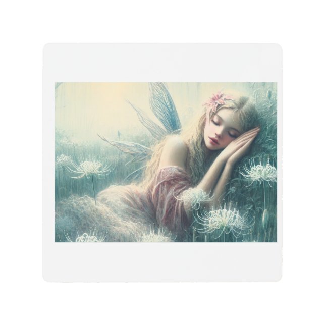 Dreaming in the Ethereal Glade Metal Print (Front)