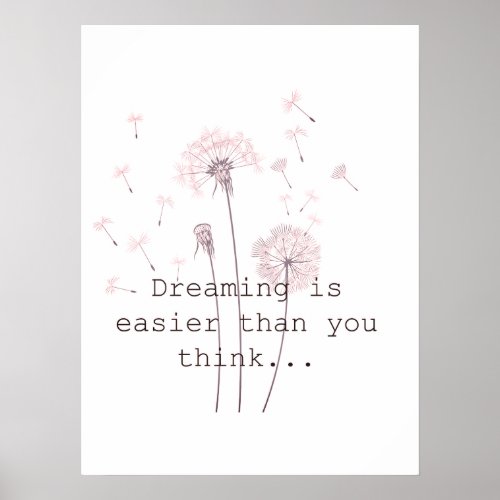 Dreaming Is Easier Than You  Poster