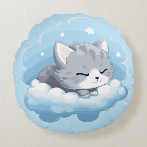 Dreaming Kitten Cushion