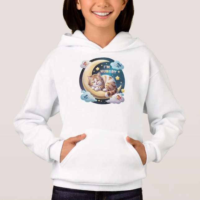 Dreaming Kitten Hoodie (Front)