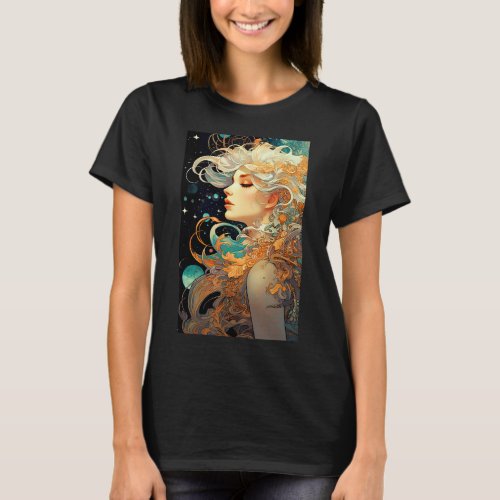 Dreaming Moon Goddess T_Shirt