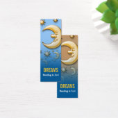 Dreaming moon - Reading is fun! bookmark (Desk)