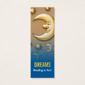 Dreaming moon - Reading is fun! bookmark (Back)
