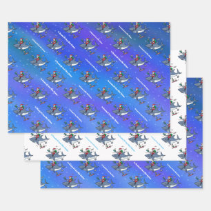 Dreaming Of A Great White Christmas Wrapping Paper Sheets