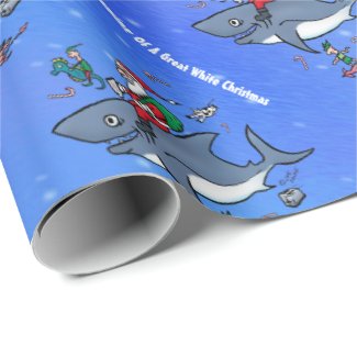 Dreaming of A Great White Xmas Wrapping Paper
