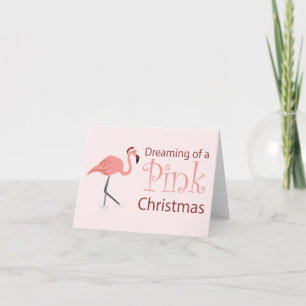 Dreaming of a Pink Christmas Card