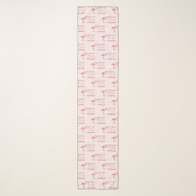 Dreaming of a Pink Christmas -   Scarf (Front)