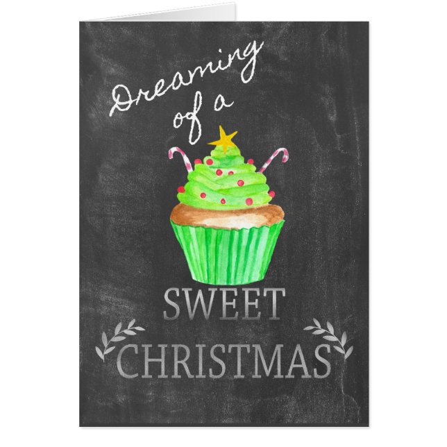 Dreaming of a Sweet Christmas! Cards (Front)