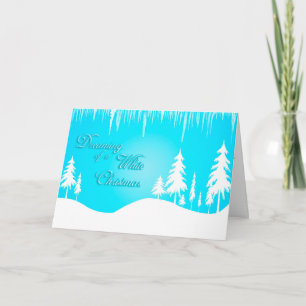 Dreaming of a White Christmas (Christmas) Holiday Card