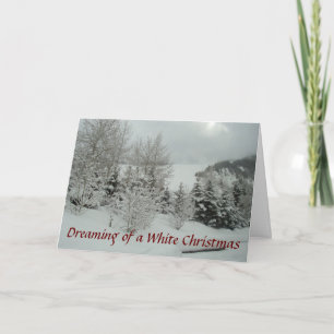 Dreaming of a White Christmas Holiday Card