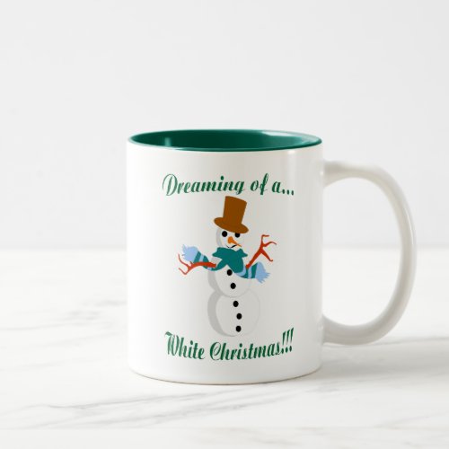 Dreaming Of A White Christmas Mug