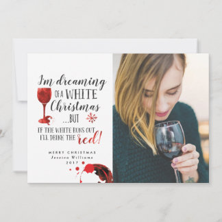 Dreaming Of A White Christmas Photo Cards
