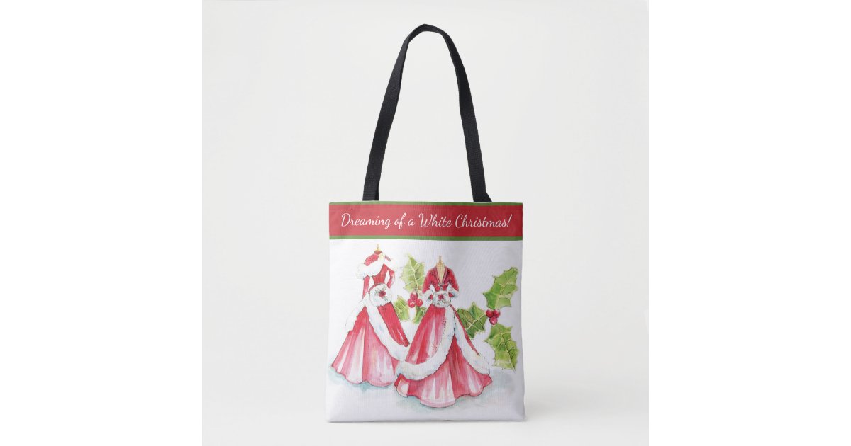 Dreaming of a White Christmas Tote | Zazzle