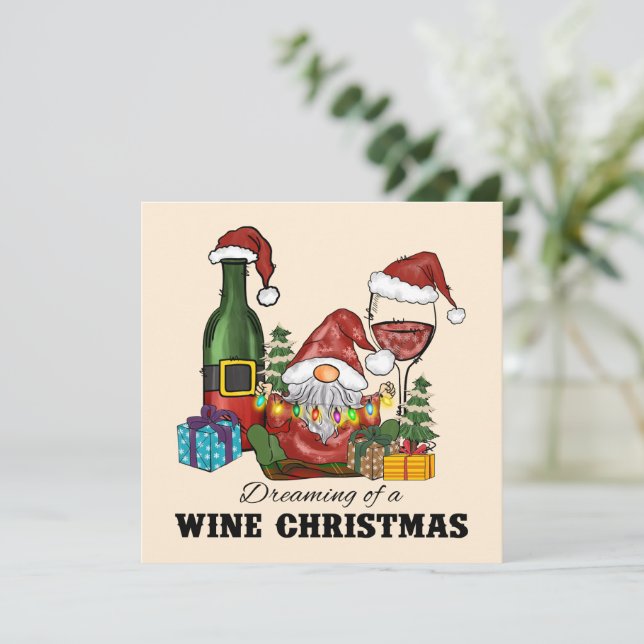 Dreaming of A Wine Christmas (Standing Front)
