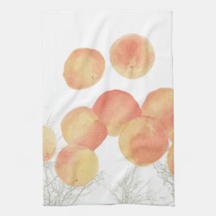Dreaming of apricots in the winter kitchen towel