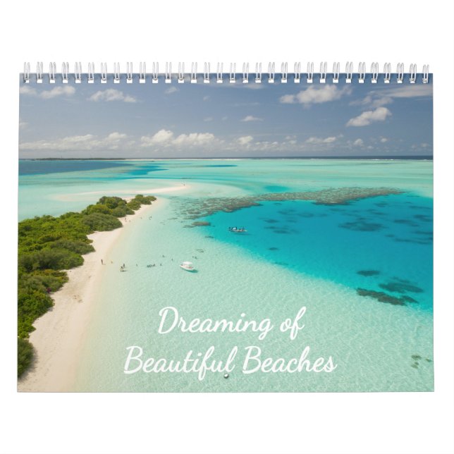 Dreaming of Beautiful Beaches 2026  Calendar (Cover)