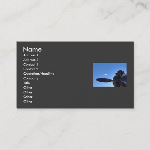 Customizable Dreaming of Blue Skies Business Card