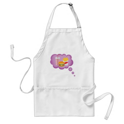 Dreaming Of Fast Food Adult Apron
