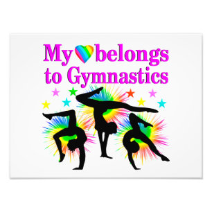DREAMING OF GYMNASTICS PHOTO PRINT