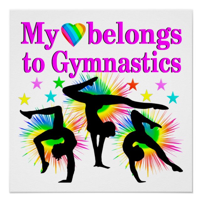 DREAMING OF GYMNASTICS POSTER (Front)