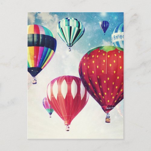 Dreaming of Hot Air Balloons Postcard