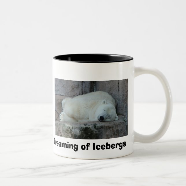 Dreaming of Icebergs Two-Tone Coffee Mug (Right)