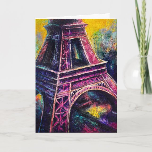 Dreaming of Paris Greeting Card (Front)