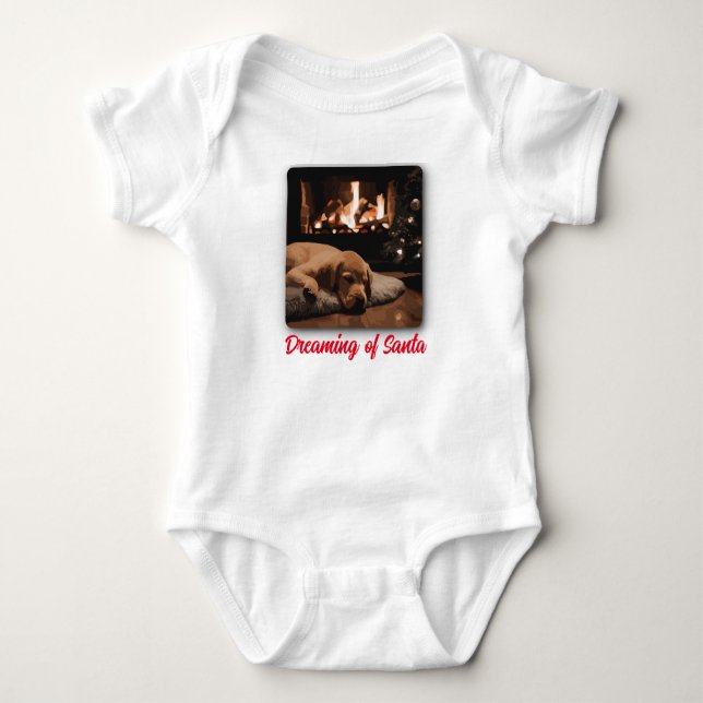 Dreaming of Santa Baby Bodysuit (Front)