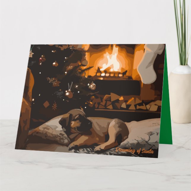 Dreaming of Santa Card (Front)