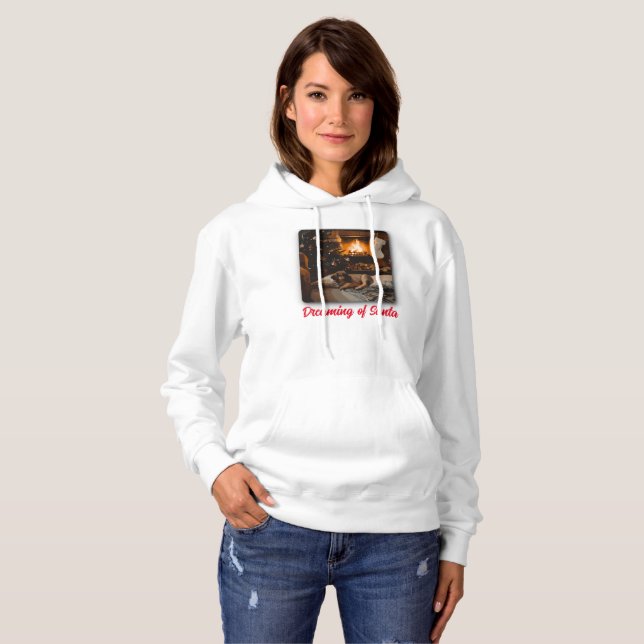 Dreaming of Santa Hoodie (Front Full)