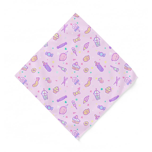 Dreaming of Summer Snacks Bandana (Front)