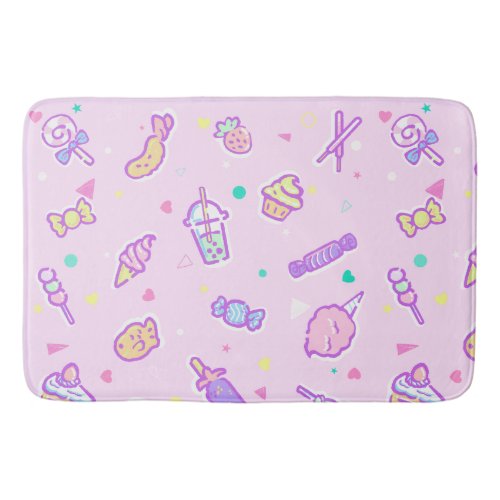 Dreaming of Summer Snacks Bath Mat