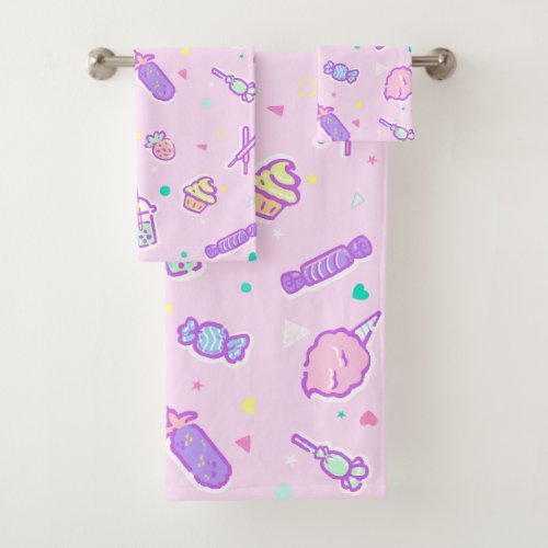 Dreaming of Summer Snacks Bath Towel Set