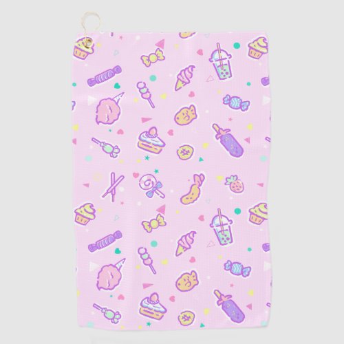 Dreaming of Summer Snacks Golf Towel