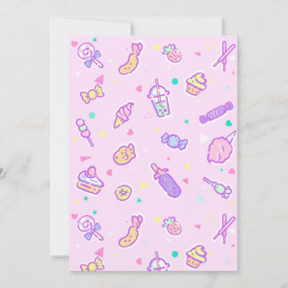 Dreaming of Summer Snacks Invitation