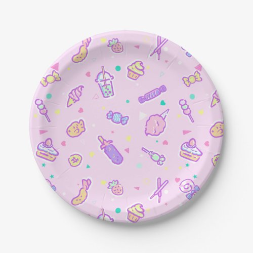 Dreaming of Summer Snacks Paper Plates