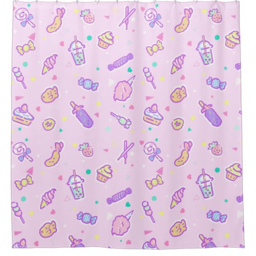 Dreaming of Summer Snacks Shower Curtain