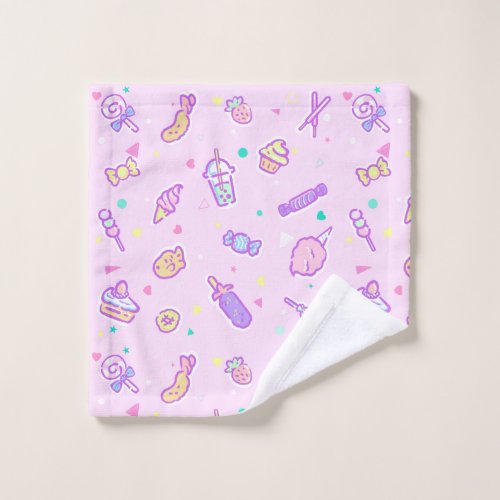 Dreaming of Summer Snacks Wash Cloth